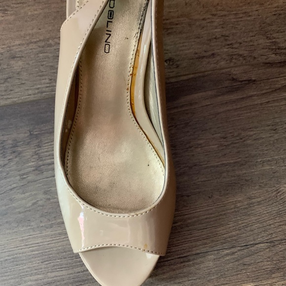 Nude Coloured Bandolino High Heeled Shoes - Picture 8 of 10